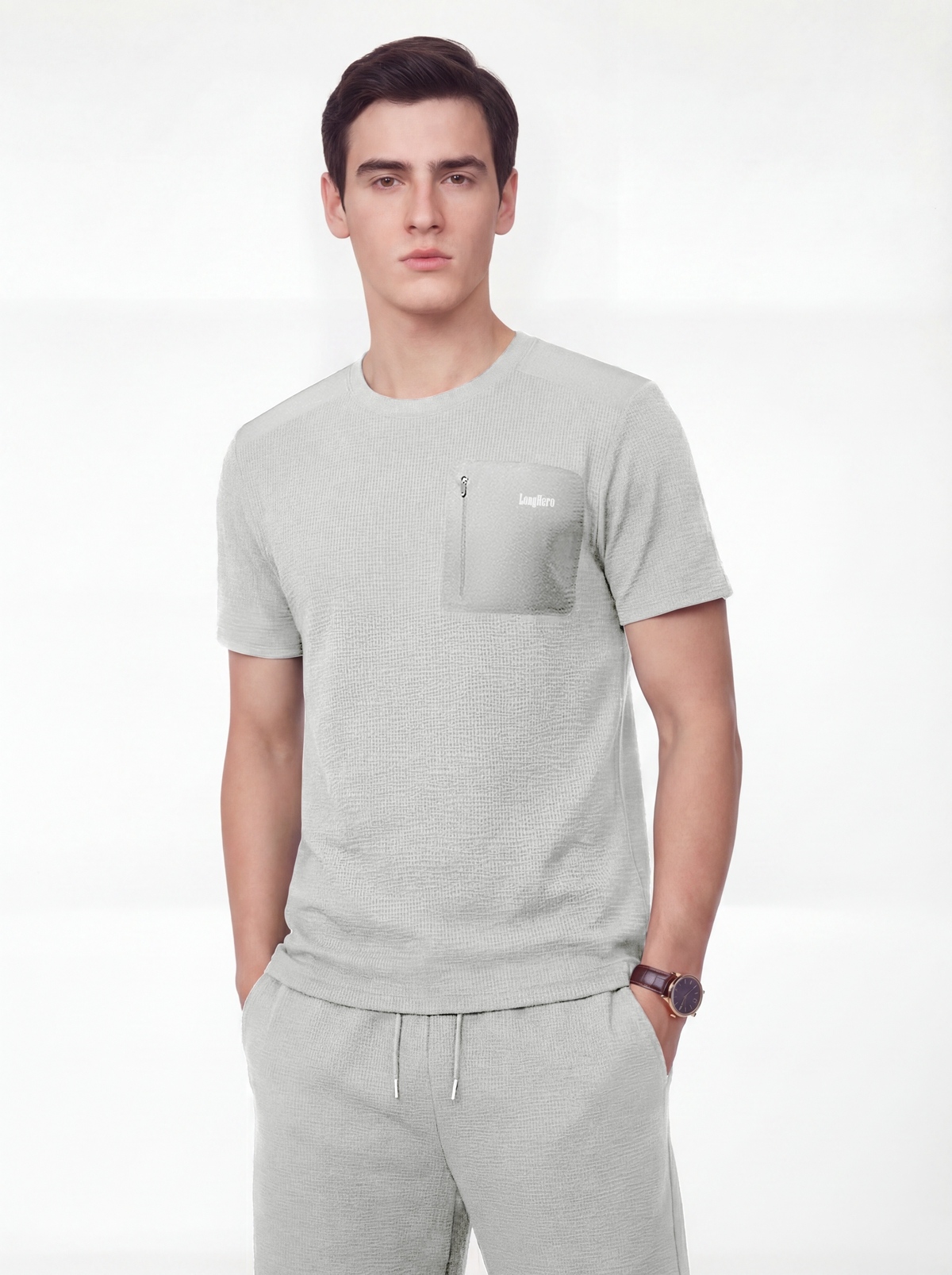 Men's quick drying freezing point short sleeved LHMT003