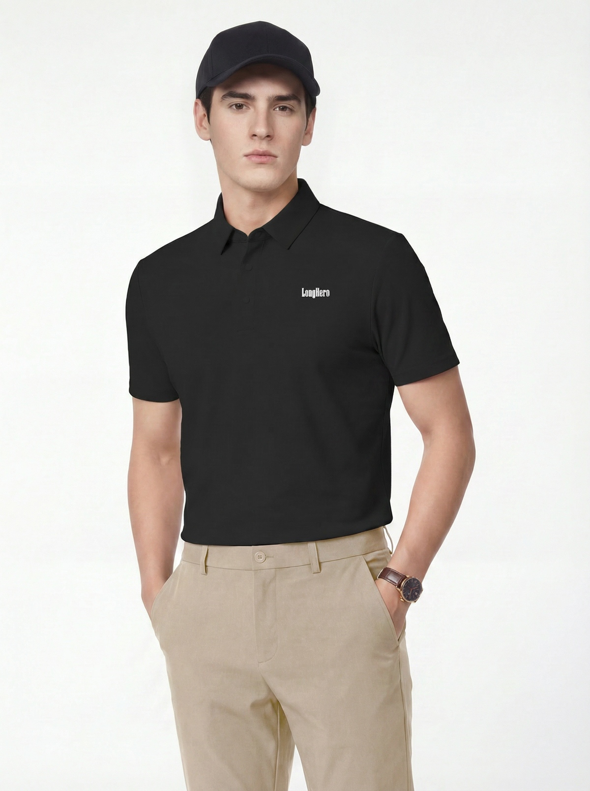 Men's cool polo shirt LHMT001